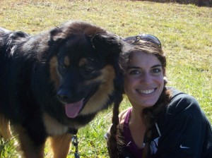 Jababa and his mom at the Blue Ridge Parkway.