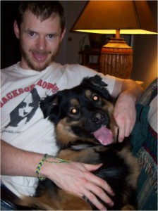 Father and son. Goofy smiles galore!